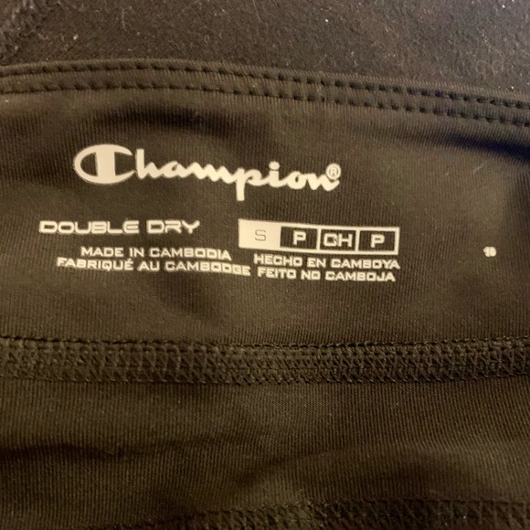 Champion Double Dry Athletic Shorts Black Size S - Picture 8 of 8